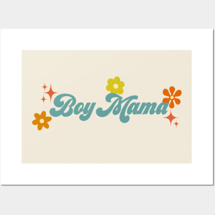 Boy mama - 70s style Posters and Art